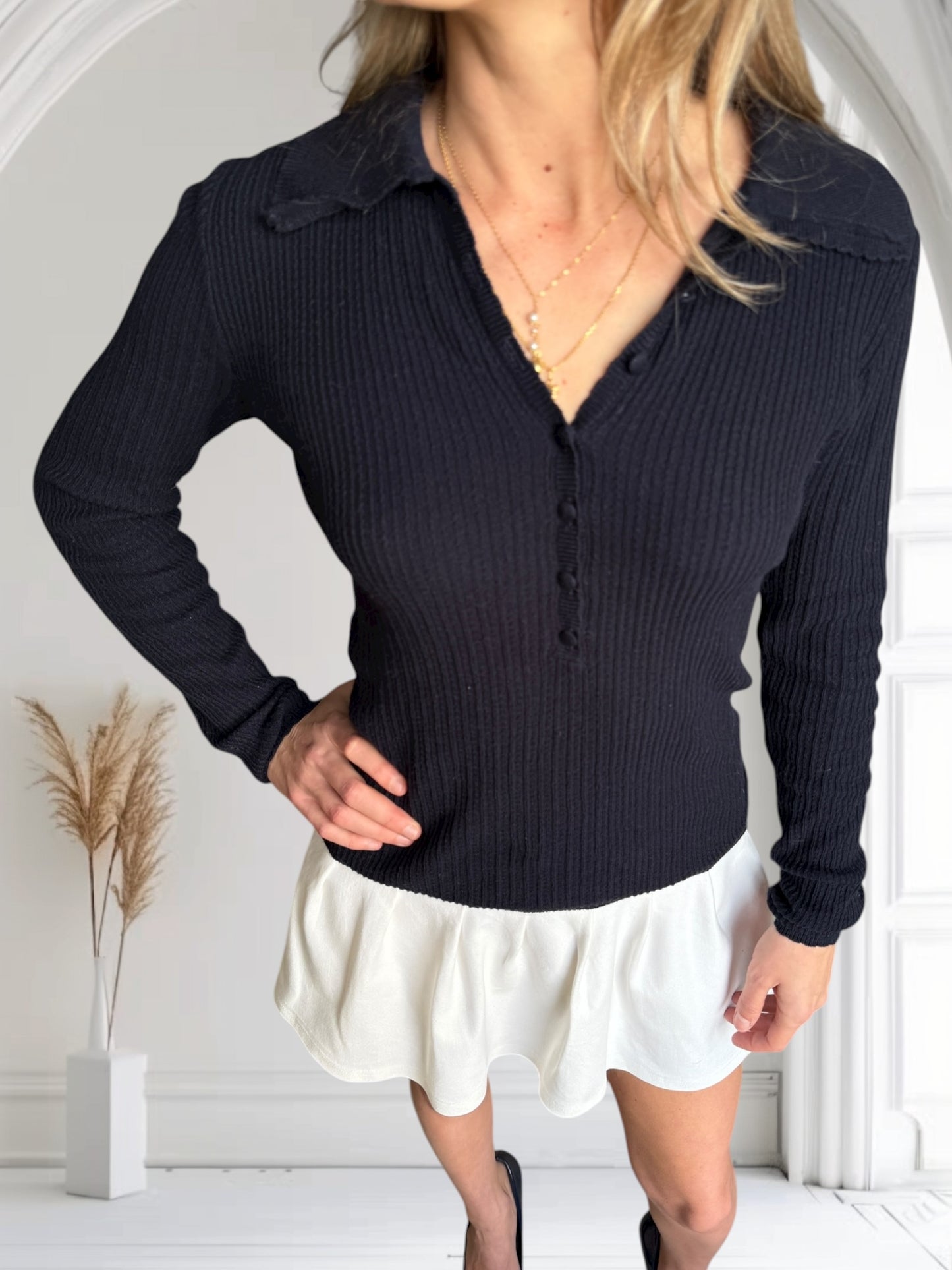 Pull Nathæl Bleu Marine