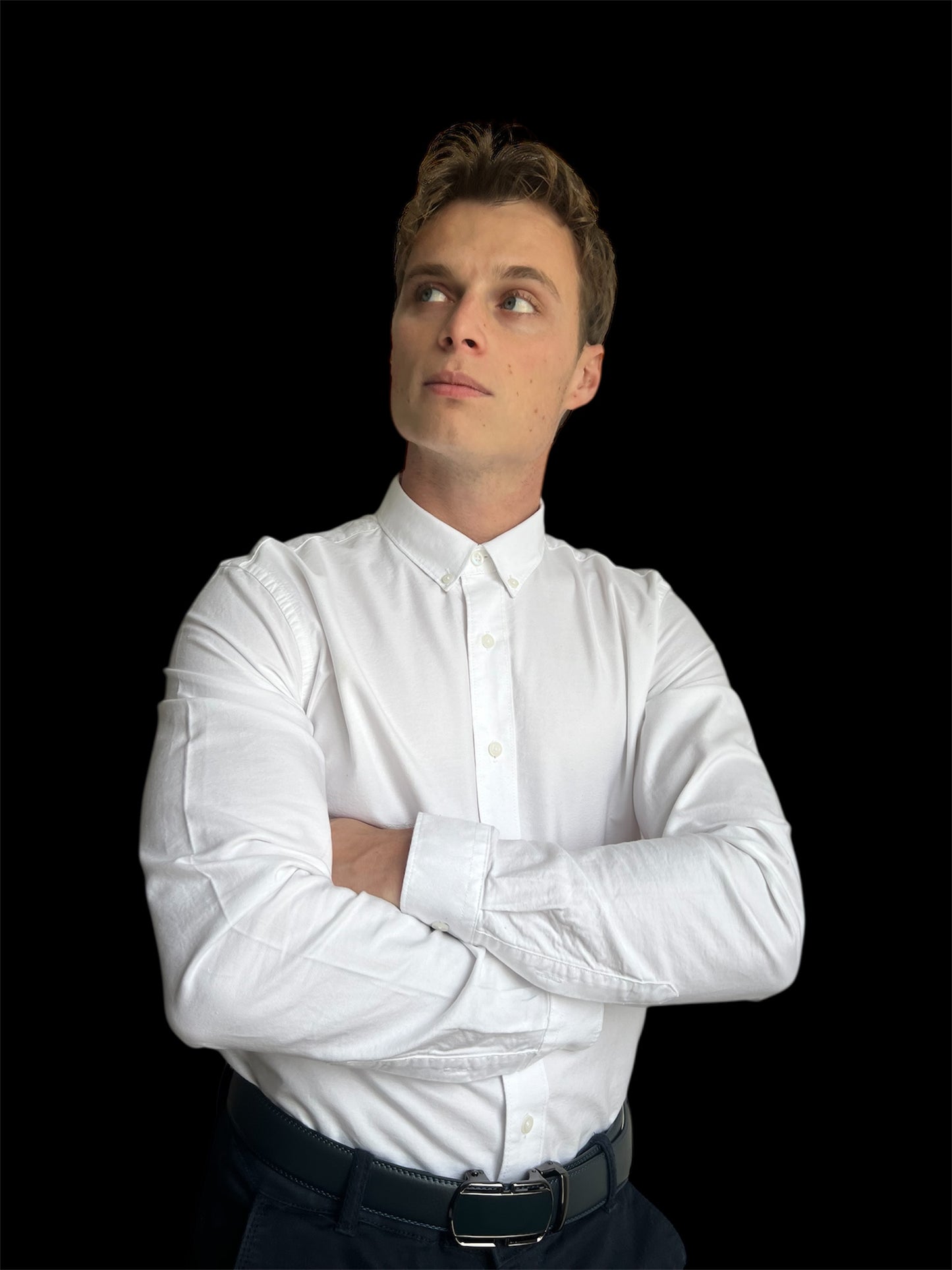 Chemise Col Coton Oxford – Blanc