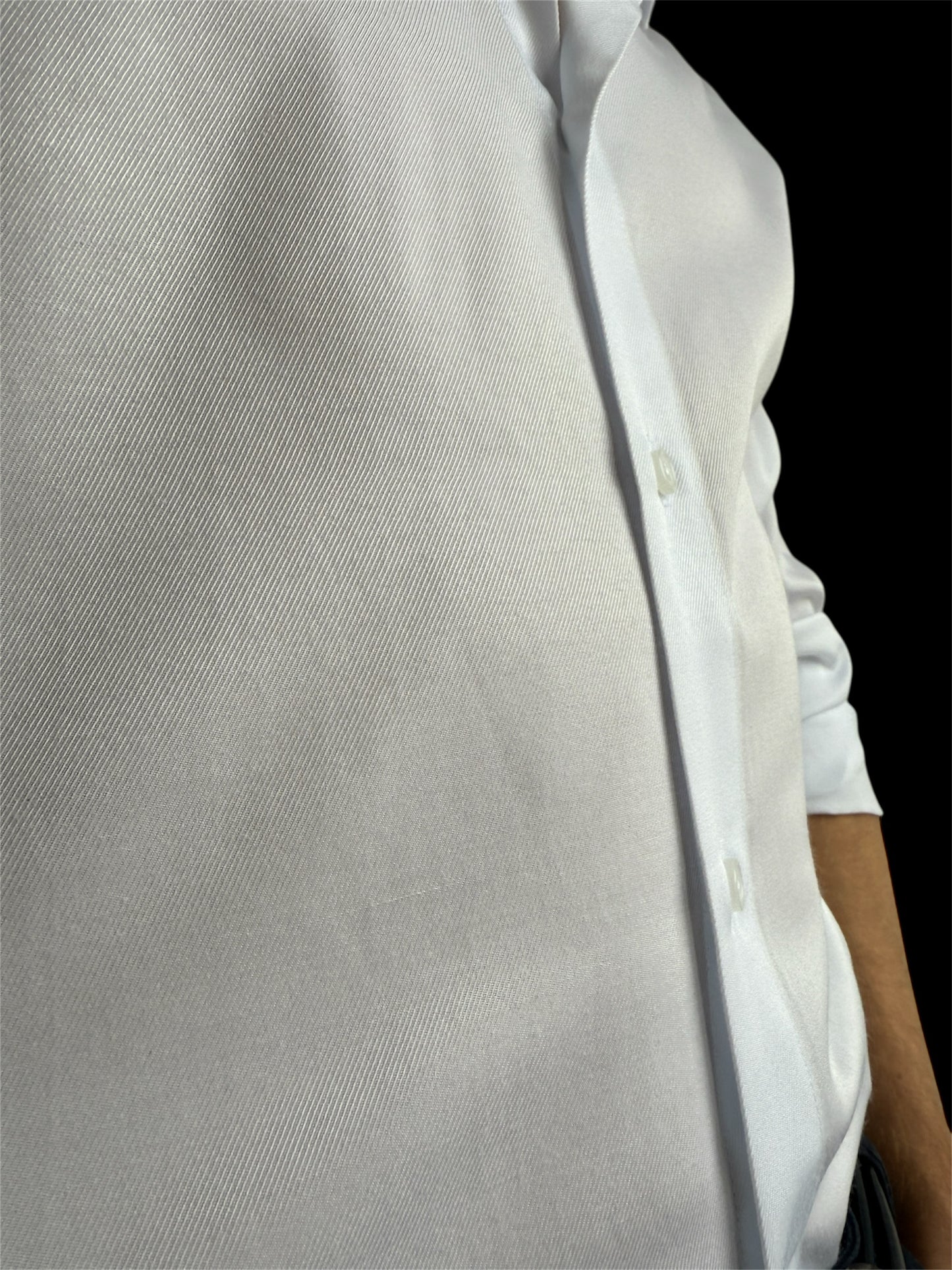 Chemise Slim Fit en Popeline – Blanc