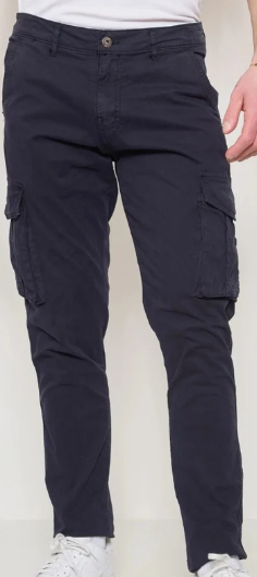 Cargo Bleu 100% coton